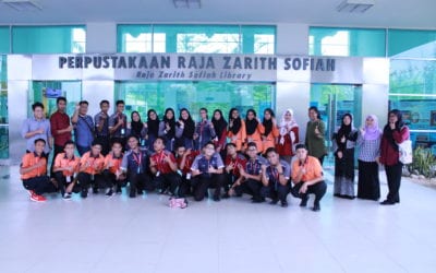 Lawatan Kolej Vokasional Muadzam Shah, Kuantan, Pahang ke Perpustakaan Raja Zarith Sofiah