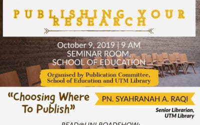 Siri Jelajah Read@Uni di Sekolah Pendidikan, Fakulti Sains Sosial dan Kemanusiaan