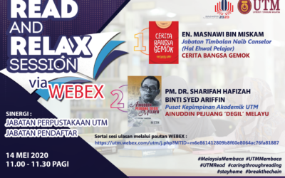 Sesi Read & Relax Online Siri 8/2020, Bangunan Perpustakaan Raja Zarith Sofiah