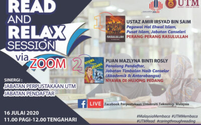 Sesi Read & Relax, Siri 12/2020, Bangunan Perpustakaan Raja Zarith Sofiah