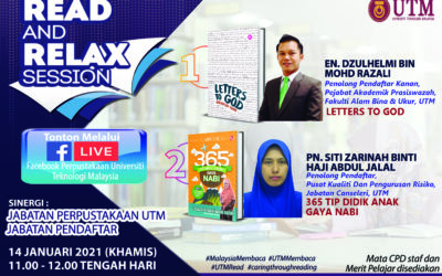 Sesi Read & Relax, Siri 1/2021, Bangunan Perpustakaan Sultanah Zanariah