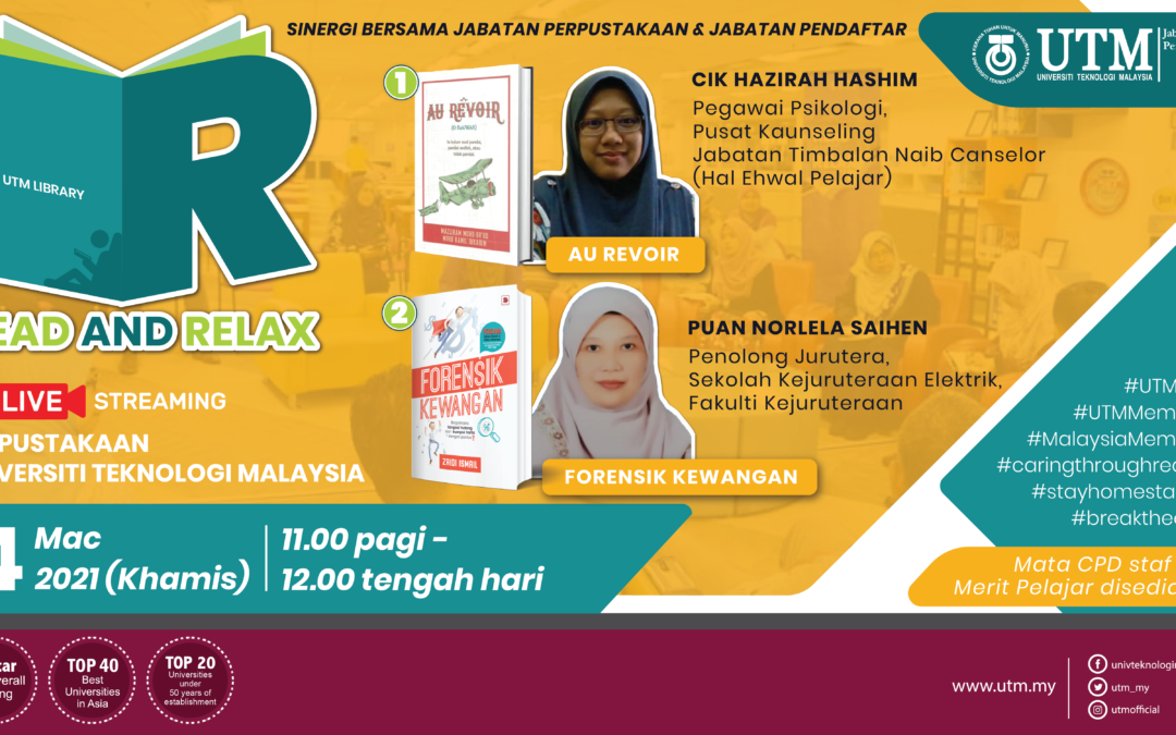 Sesi Read & Relax Siri 3/2021, Bangunan Perpustakaan Sultanah Zanariah