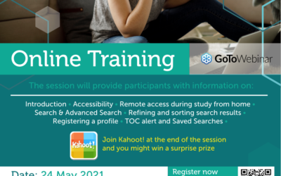 Supporting Your Research Webinar Series for May 2021
