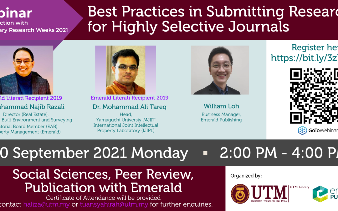 Best Practices in Submitting Research for Highly Selective Journals