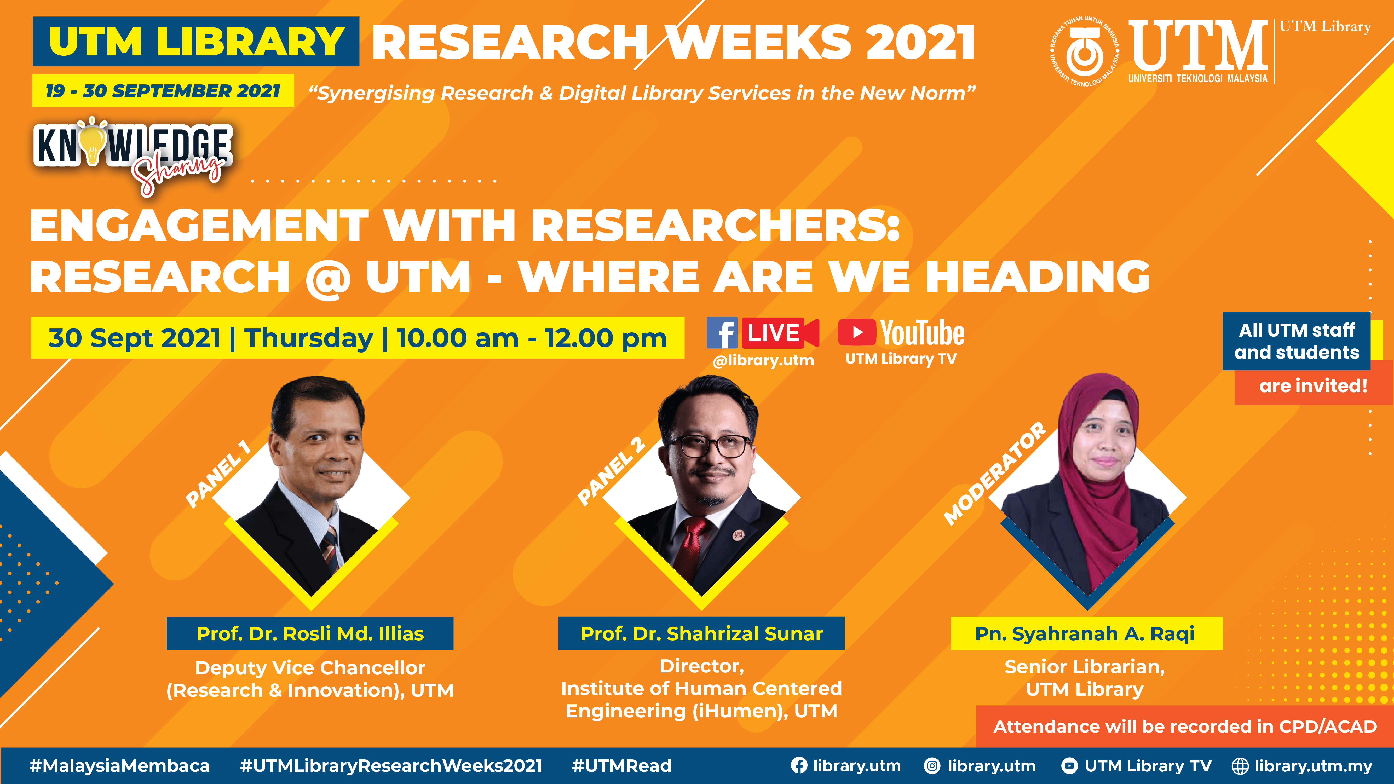 Research@UTM : Where Are We Heading?