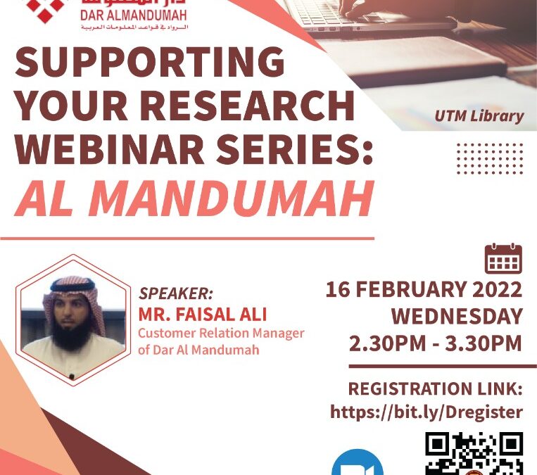Supporting Your Research Webinar Series 2022: Al Mandumah Webinar