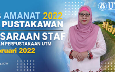 Siri Bicara Pengurusan 1/2022: Majlis Amanat Ketua Pustakawan 2022 Dan Persaraan Staf