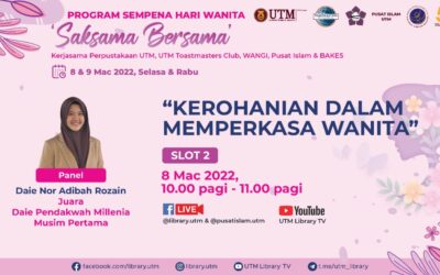 Program K-Sharing Sempena Hari Wanita : Kerohanian Dalam Memperkasa Wanita