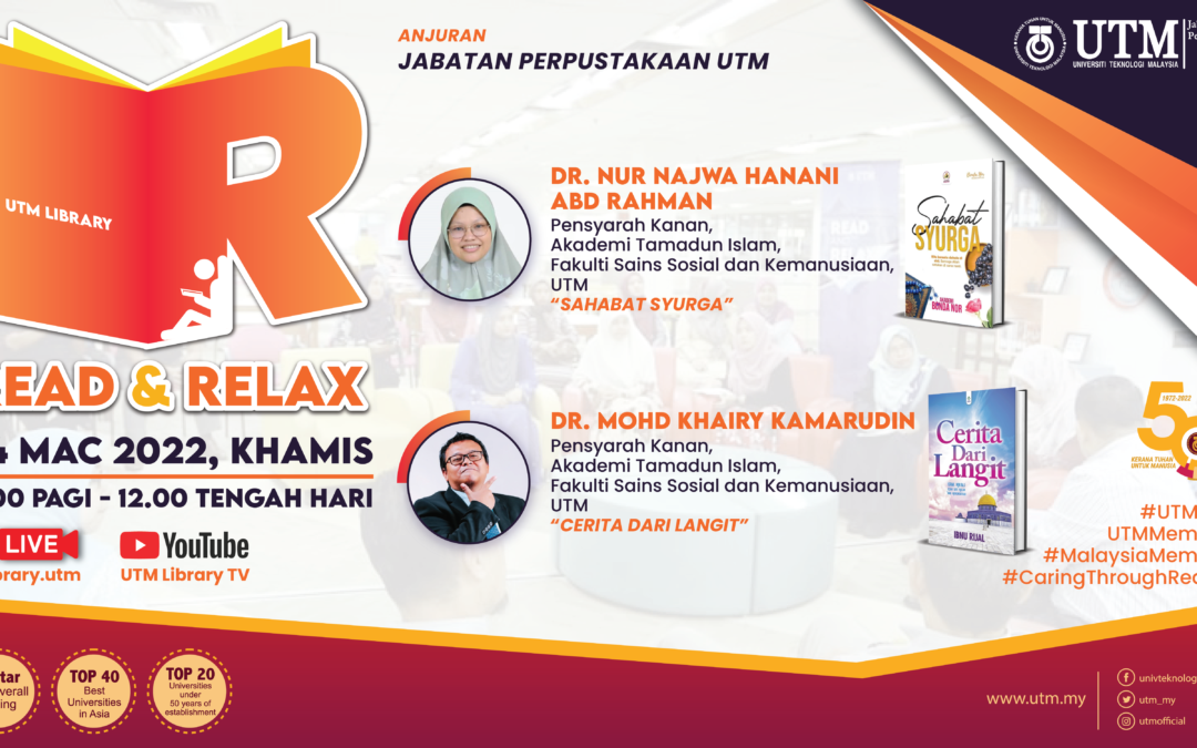 Sesi Read & Relax Siri 4/2022, Bangunan Perpustakaan Sultanah Zanariah