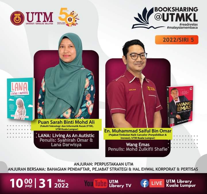 Program Book Sharing, Siri 5/2022, Perpustakaan UTM Kuala Lumpur