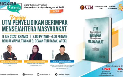 Program Bicara Karya Preview UTM Penyelidikan Berimpak Mensejahtera Masyarakat