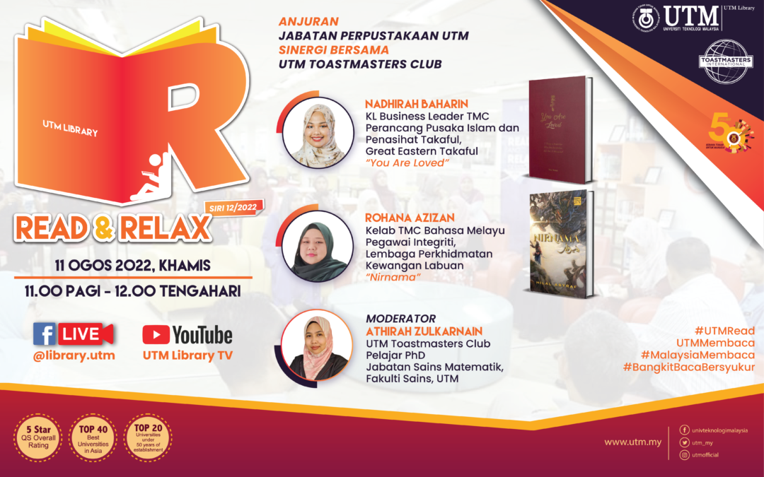 Sesi Read & Relax Siri 12/2022, Bangunan Perpustakaan Sultanah Zanariah