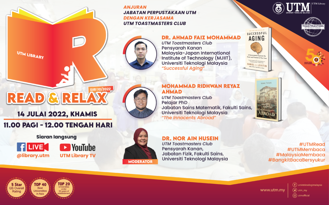 Sesi Read & Relax Siri 10/2022, Bangunan Perpustakaan Sultanah Zanariah