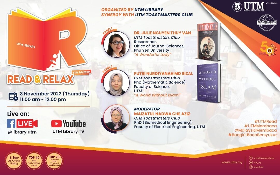 Sesi Read & Relax Siri 20/2022, Bangunan Perpustakaan Sultanah Zanariah