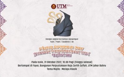 Majlis Apresiasi Staf Jabatan Perpustakaan UTM Tahun 2021