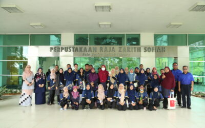 Lawatan SMK Raja Muda, Muar, Johor ke Perpustakaan UTM Johor Bahru