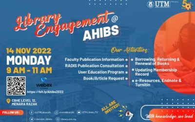 Library Engagement di Azman Hashim International Business School, Perpustakaan UTM Kuala Lumpur