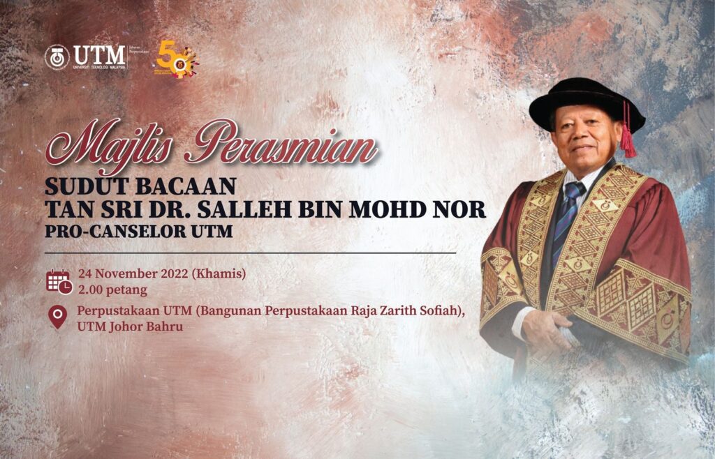 Majlis Perasmian Sudut Bacaan Tan Sri Salleh bin Mohd. Nor