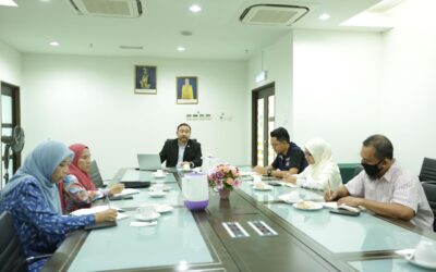 Lawatan Penanda Aras oleh Bahagian Pengurusan Organisasi, Jabatan Pendaftar UTM ke Seksyen Koleksi Khas & Repositori, Perpustakaan Raja Zarith Sofiah (PRZS)