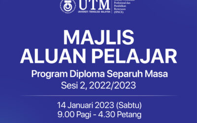 Taklimat Majlis Aluan Pelajar Program Diploma Separuh Masa, SPACE UTM 2023