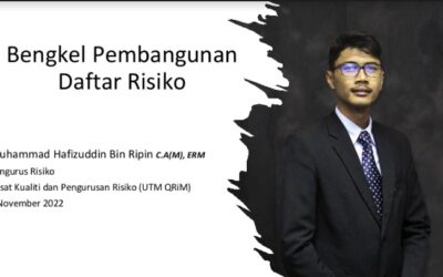 Kursus Pengurusan Risiko: Introduction to Risk Management and How to Develop Risk Register