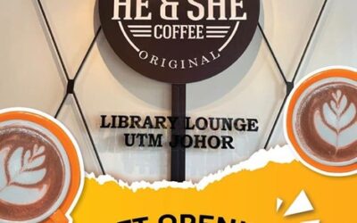 Majlis Pra Pembukaan Kafe He & She, Perpustakaan Sultanah Zanariah UTM JB