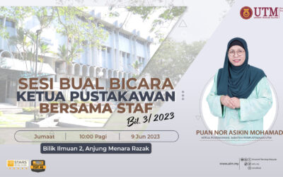 Sesi Bual Bicara Ketua Pustakawan Bersama Staf Bil. 3/2023