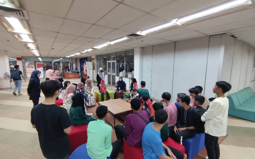 Lawatan Pertubuhan Kebajikan An-Nur ke Perpustakaan Sultanah Zanariah, UTM Johor Bahru Sempena Program We Care We Love X Celik Tajwid Siri 2