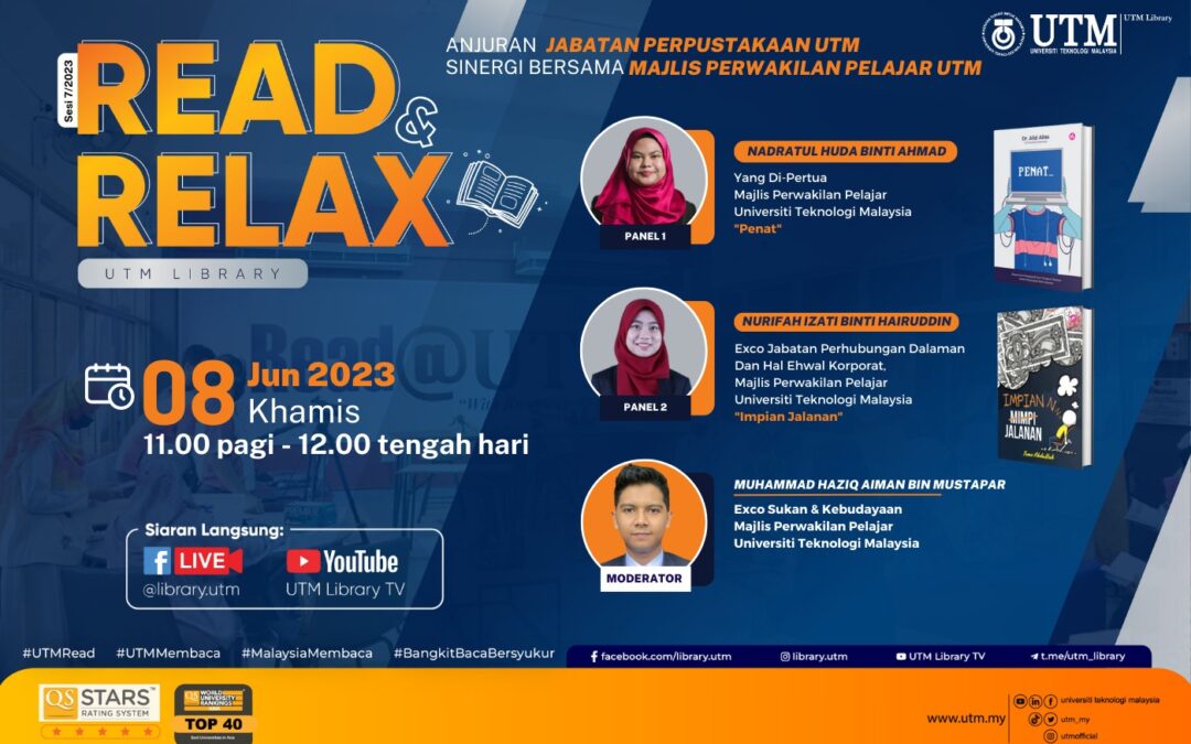 Sesi Read & Relax Siri 7/2023, Bangunan Perpustakaan Sultanah Zanariah
