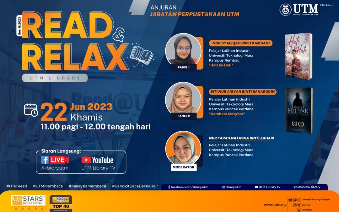 Sesi Read & Relax Siri 8/2023, Bangunan Perpustakaan Sultanah Zanariah