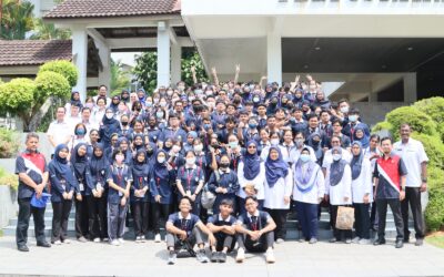 Lawatan pelajar SMK Sultan Ibrahim Kulai ke Perpustakaan Sultanah Zanariah, UTM Johor Bahru