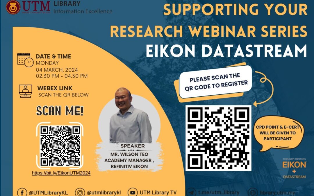 Supporting Your Research Webinar Series Eikon Datastream 2024