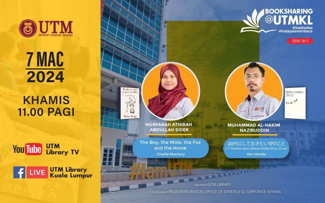 Program Book Sharing@UTMKL 2/2024, Perpustakaan UTM Kuala Lumpur