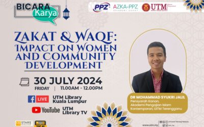 Program Bicara Karya: Zakat & Waqf: Impact on Women and Community Development