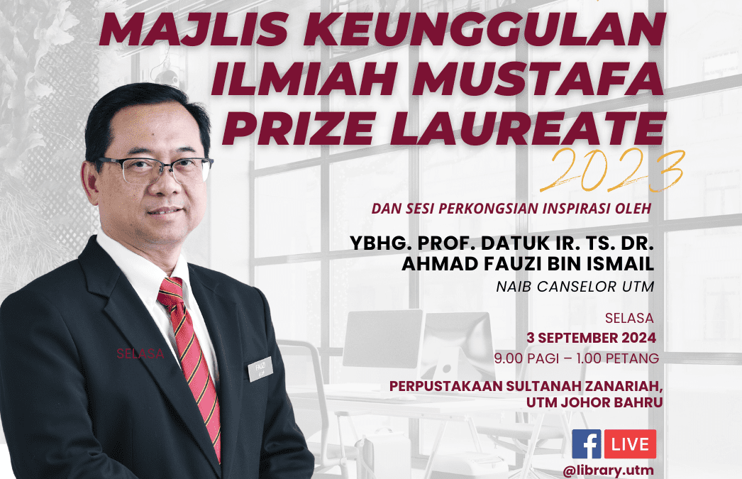 Sesi Perkongsian Inspirasi Mustafa Prize Laureate 2023