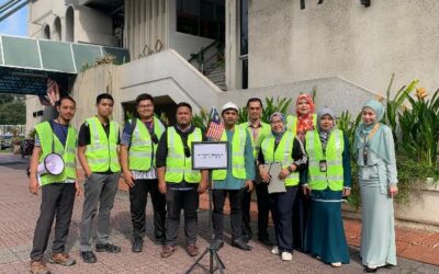 Latihan Pengungsian Bangunan Perpustakaan UTMKL (Zon 1 Kampus UTMKL)