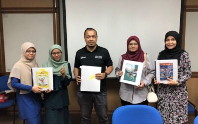 Program Khidmat Masyarakat Penjilidan Bahan Bacaan Format Braille Jabatan Perpustakaan UTM 2024