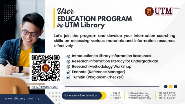 User Education Webinar December 2024: UTM Library Wraps Up the Year with Innovative Learning Opportunities!