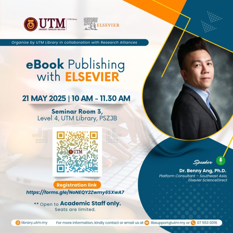 ebooks Publishing with Elsevier | UTM Library News