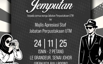 Majlis Apresiasi Staf JPUTM 2025: Mengiktiraf, Menghargai, Menginspirasi