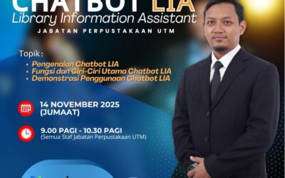 Pengenalan Chatbot LIA (Library Information Assistant) di Portal Perpustakaan UTM