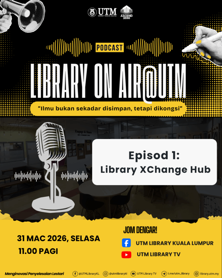 Utm Library Podcast Library On Air @UTM Episod 1: Library XChange Hub | UTM Library ...