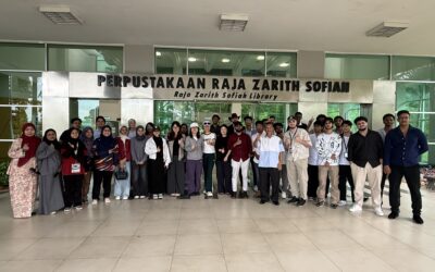 Lawatan Delegasi Pelajar UTM International Kuala Lumpur ke Perpustakaan Raja Zarith Sofiah, Universiti Teknologi Malaysia.