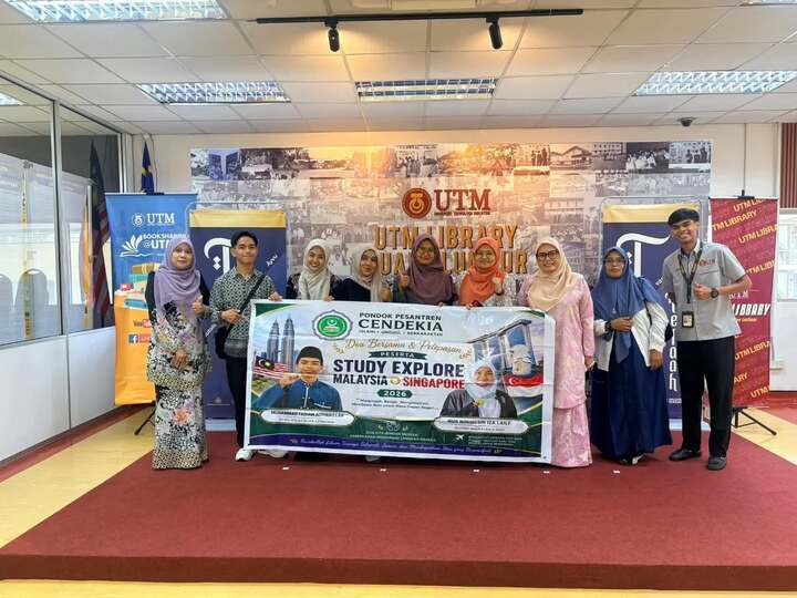 Lawatan dari Pondok Pesantren Cendikia Darul Lutviyah Murni dan Universitas Negeri Semarang (UNNES), Indonesia.