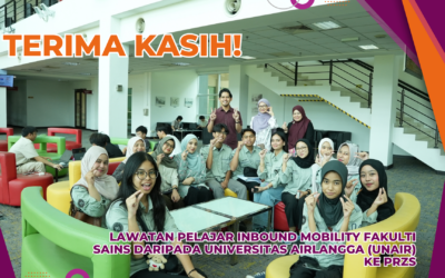 Lawatan Pelajar Inbound Mobility Fakulti Sains Universitas Airlangga (UNAIR), Indonesia Ke Perpustakaan Raja Zarith Sofiah UTM