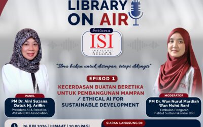 Podcast UTM Library On Air: Kecerdasan Buatan Beretika untuk Pembangunan Mampan