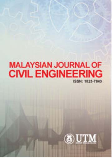 Malaysian Journal Of Civil Engineering